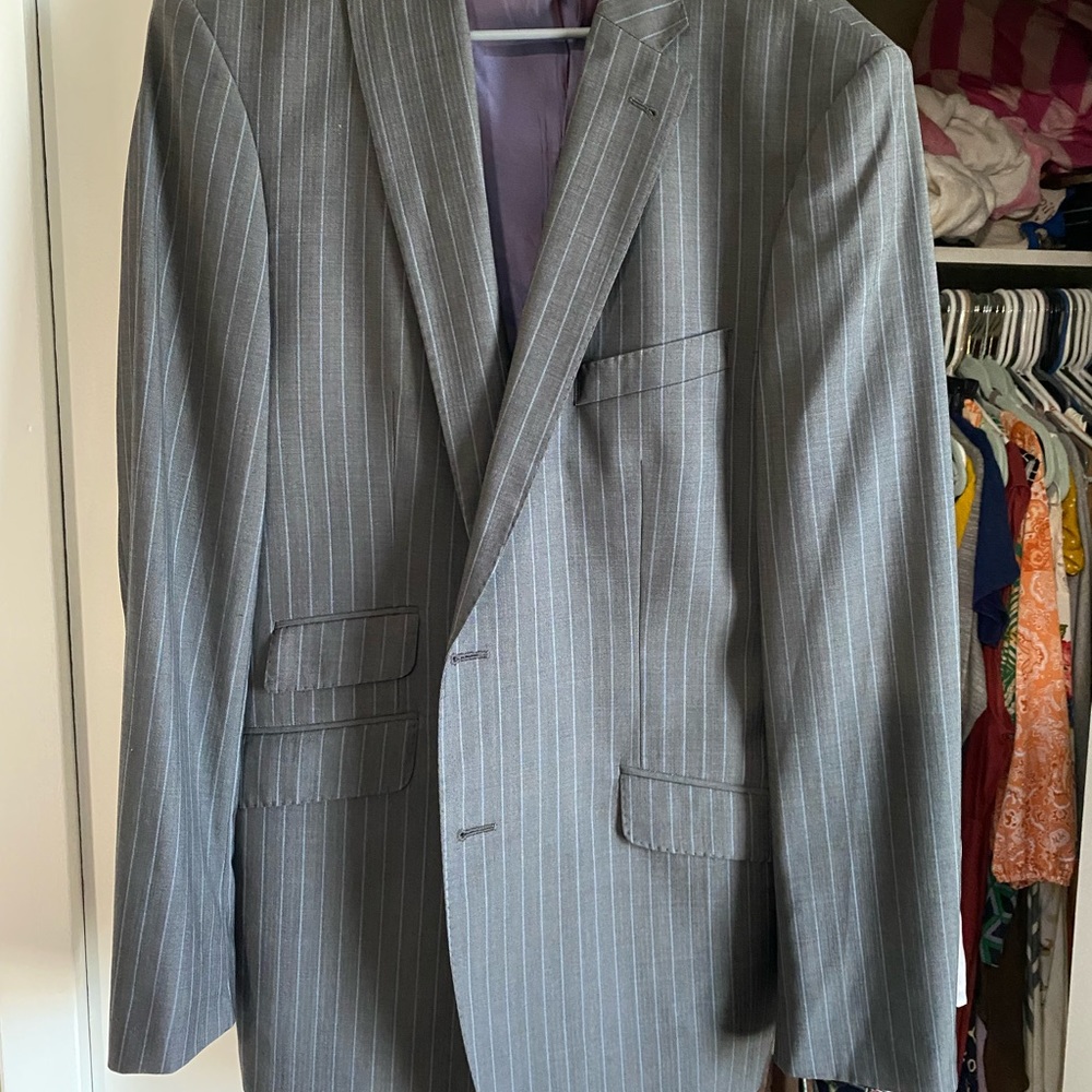 Men’s pinstripe suit